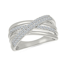 Trigon Diamond Band Ring