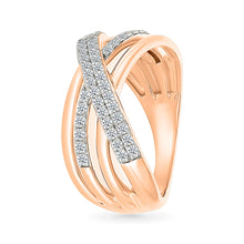 Trigon Diamond Band Ring