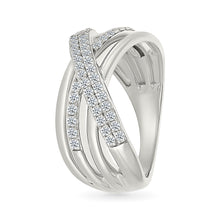 Trigon Diamond Band Ring