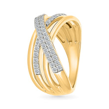 Trigon Diamond Band Ring