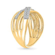 Trigon Diamond Band Ring