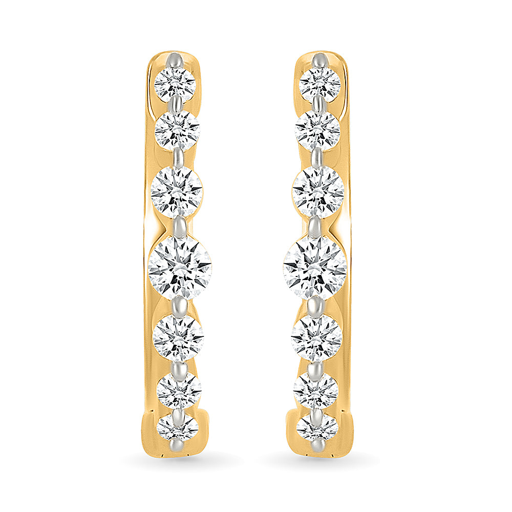 Starlight Sparkle Hoops Earrings