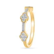 Petite Diamond Clover Ring