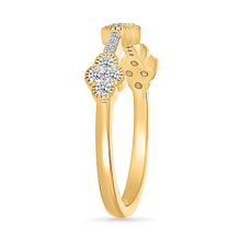 Petite Diamond Clover Ring