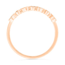 Beaded Gold & Diamond Ring