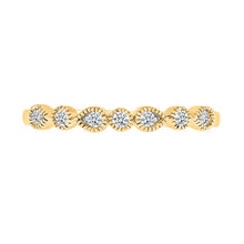 Beaded Gold & Diamond Ring