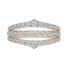 Sparkling Multi-Row Diamond Ring
