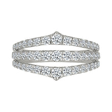 Sparkling Multi-Row Diamond Ring