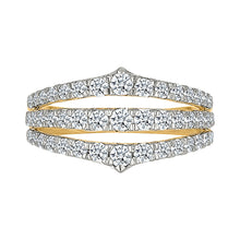 Sparkling Multi-Row Diamond Ring