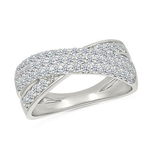 Dazzling intertwined Diamond Ring