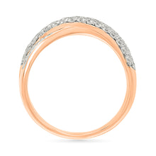 Dazzling intertwined Diamond Ring