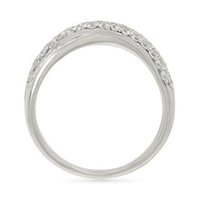 Dazzling intertwined Diamond Ring