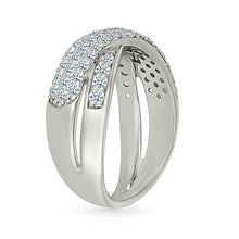 Dazzling intertwined Diamond Ring