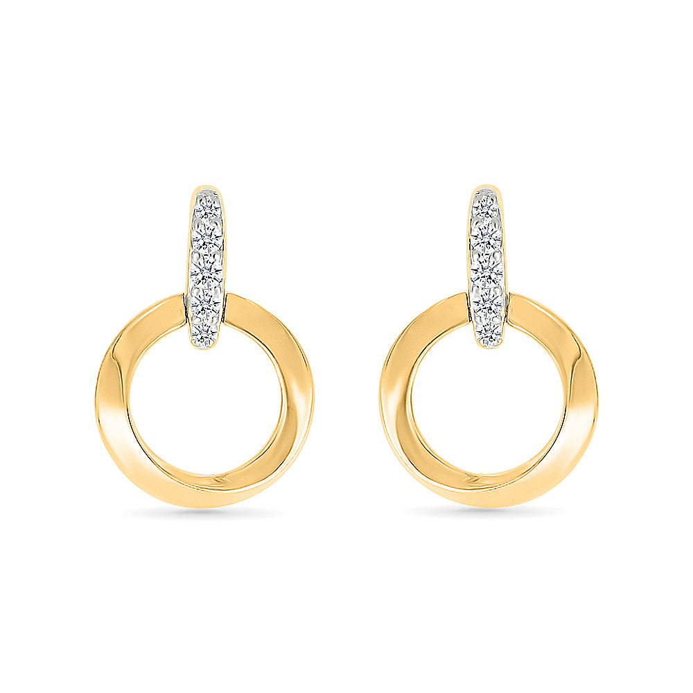 Aarvi Gold & Diamond Earrings
