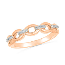 Swivel Gold & Diamond Band Ring
