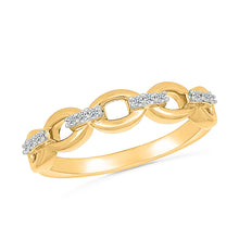 Swivel Gold & Diamond Band Ring