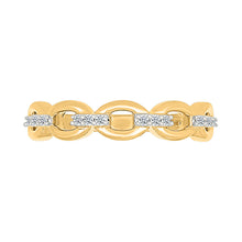 Swivel Gold & Diamond Band Ring