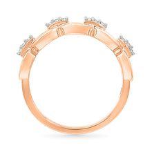 Swivel Gold & Diamond Band Ring