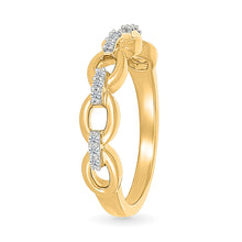 Swivel Gold & Diamond Band Ring