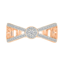Dazzling Intersecting Diamond Ring
