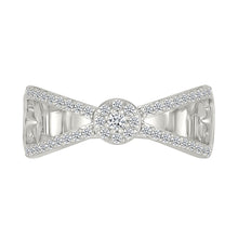 Dazzling Intersecting Diamond Ring