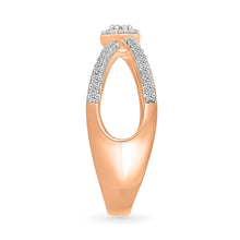 Dazzling Intersecting Diamond Ring