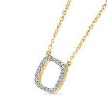 Glittering Squarish Gold & Diamond Necklace