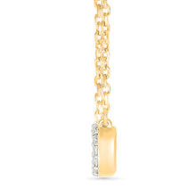 Oval Diamond Bar Necklace