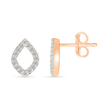 Diamond Teardrops Studs Earrings
