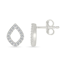 Diamond Teardrops Studs Earrings