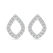 Diamond Teardrops Studs Earrings