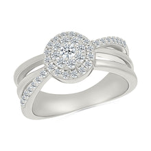 Classic Halo Diamond Ring