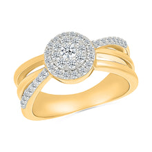 Classic Halo Diamond Ring
