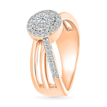 Classic Halo Diamond Ring