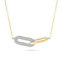Interlink Gold & Diamond  Necklace