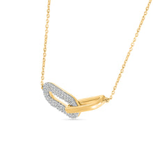Interlink Gold & Diamond  Necklace