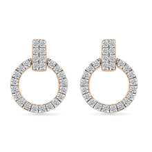 Overawe Lab Grown  Gold &  Diamond Earrings