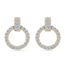 Overawe Lab Grown  Gold &  Diamond Earrings