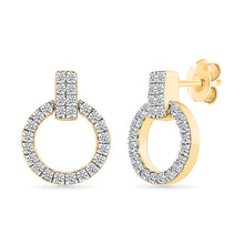 Overawe Lab Grown  Gold &  Diamond Earrings