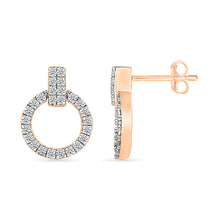 Overawe Lab Grown  Gold &  Diamond Earrings