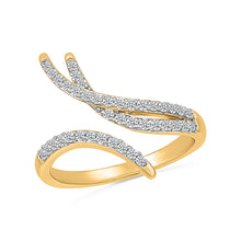 Twisted Halo Diamond Ring 