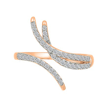 Twisted Halo Diamond Ring 