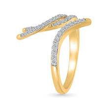 Twisted Halo Diamond Ring 