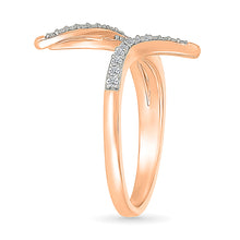 Twisted Halo Diamond Ring 