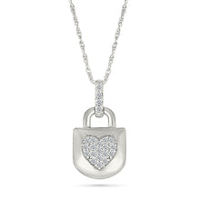 The Lock Heart Gold & Diamond Pendant