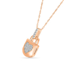 The Lock Heart Gold & Diamond Pendant