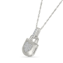 The Lock Heart Gold & Diamond Pendant