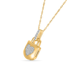 The Lock Heart Gold & Diamond Pendant