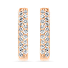 Modern Sparkle Hoops Earrings