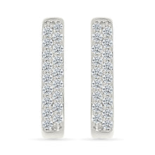 Modern Sparkle Hoops Earrings